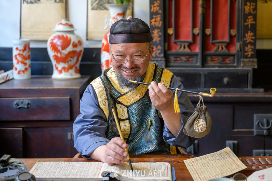 文人雅士的悠闲时光