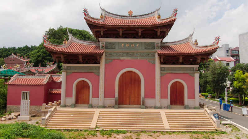 航拍湖北泉州东岳行宫
