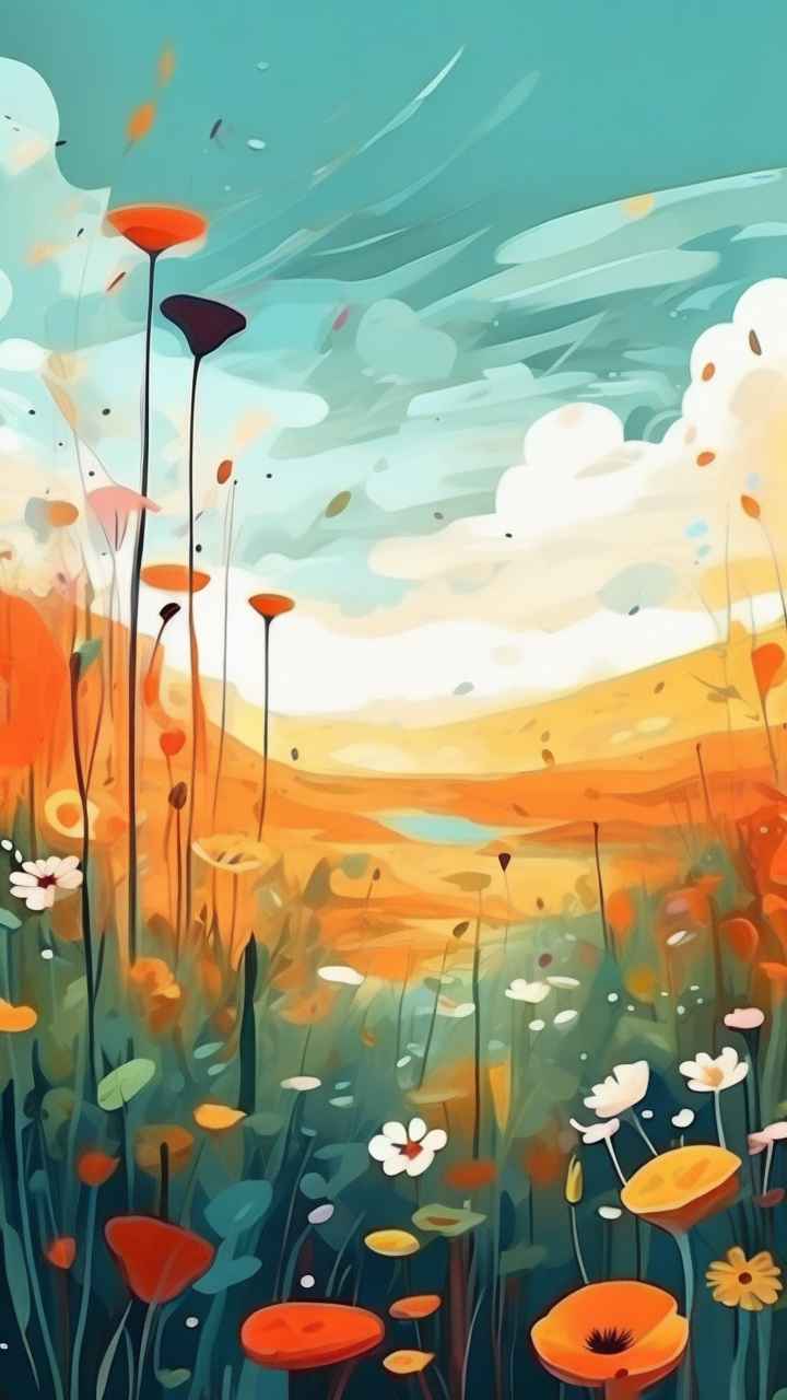 印象派抽象插画 172
