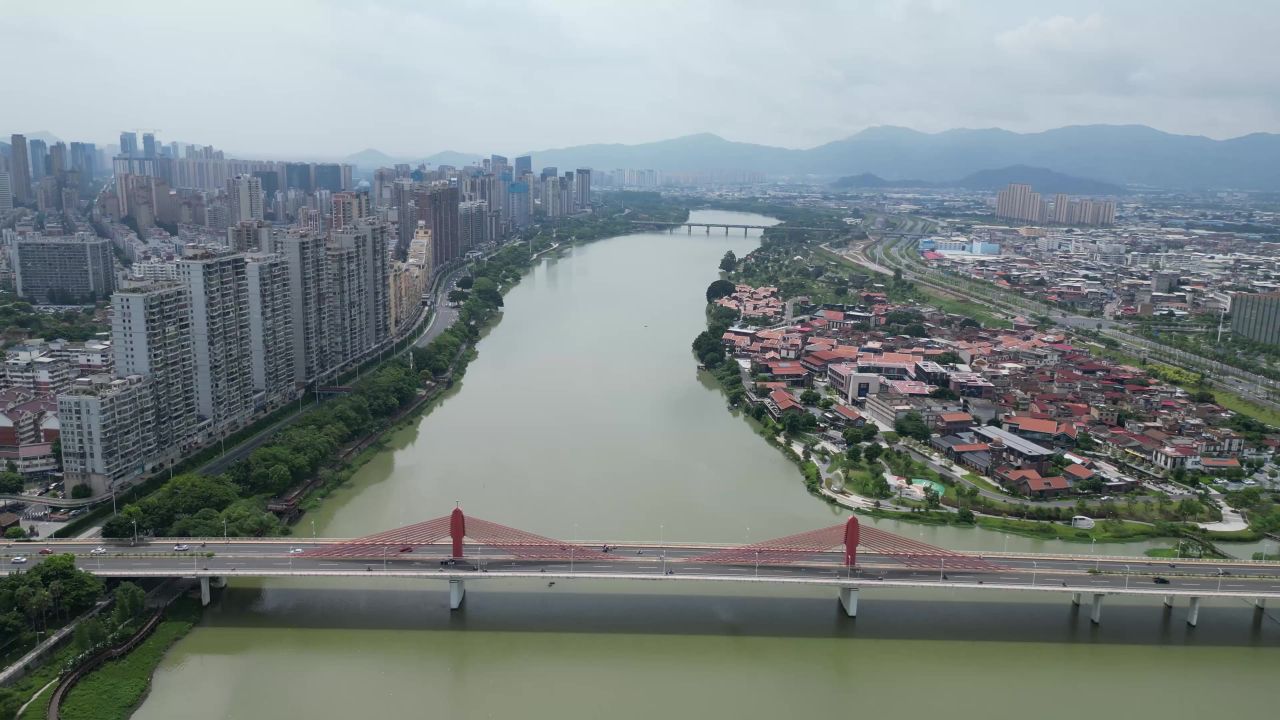  航拍福建漳州战备大桥