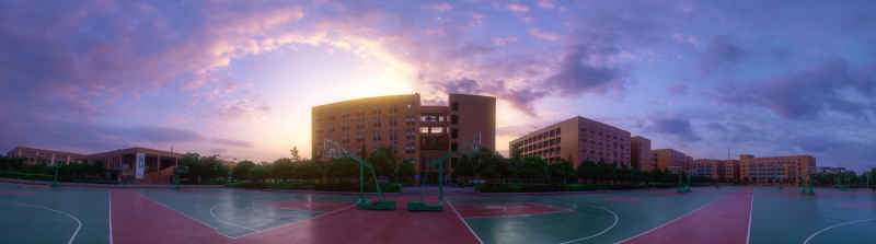 怀化师专日出全景