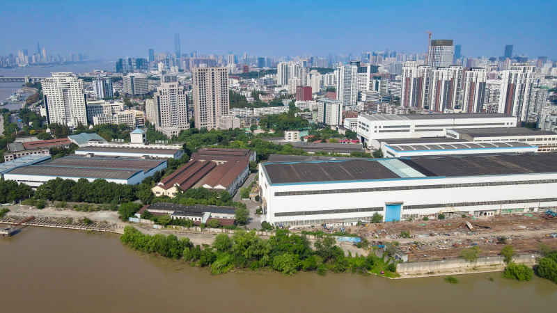 湖北武汉城市风光航拍摄影图