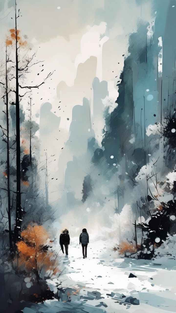 印象派抽象插画 65