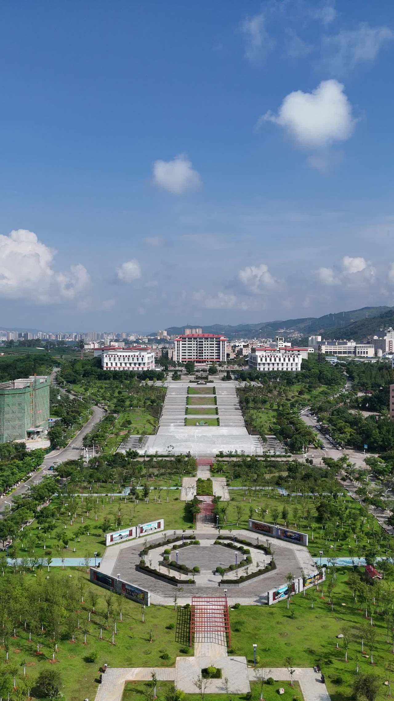 城市公园全景