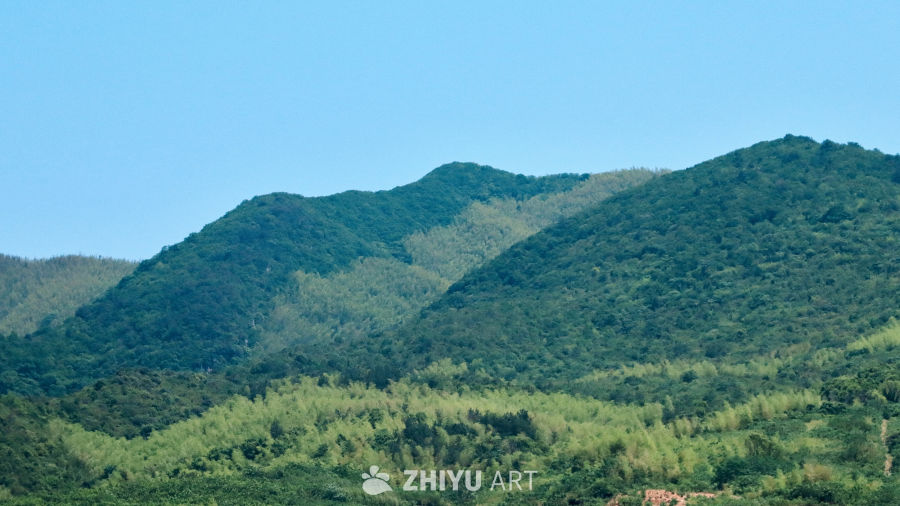 青山绿水，宁静自然