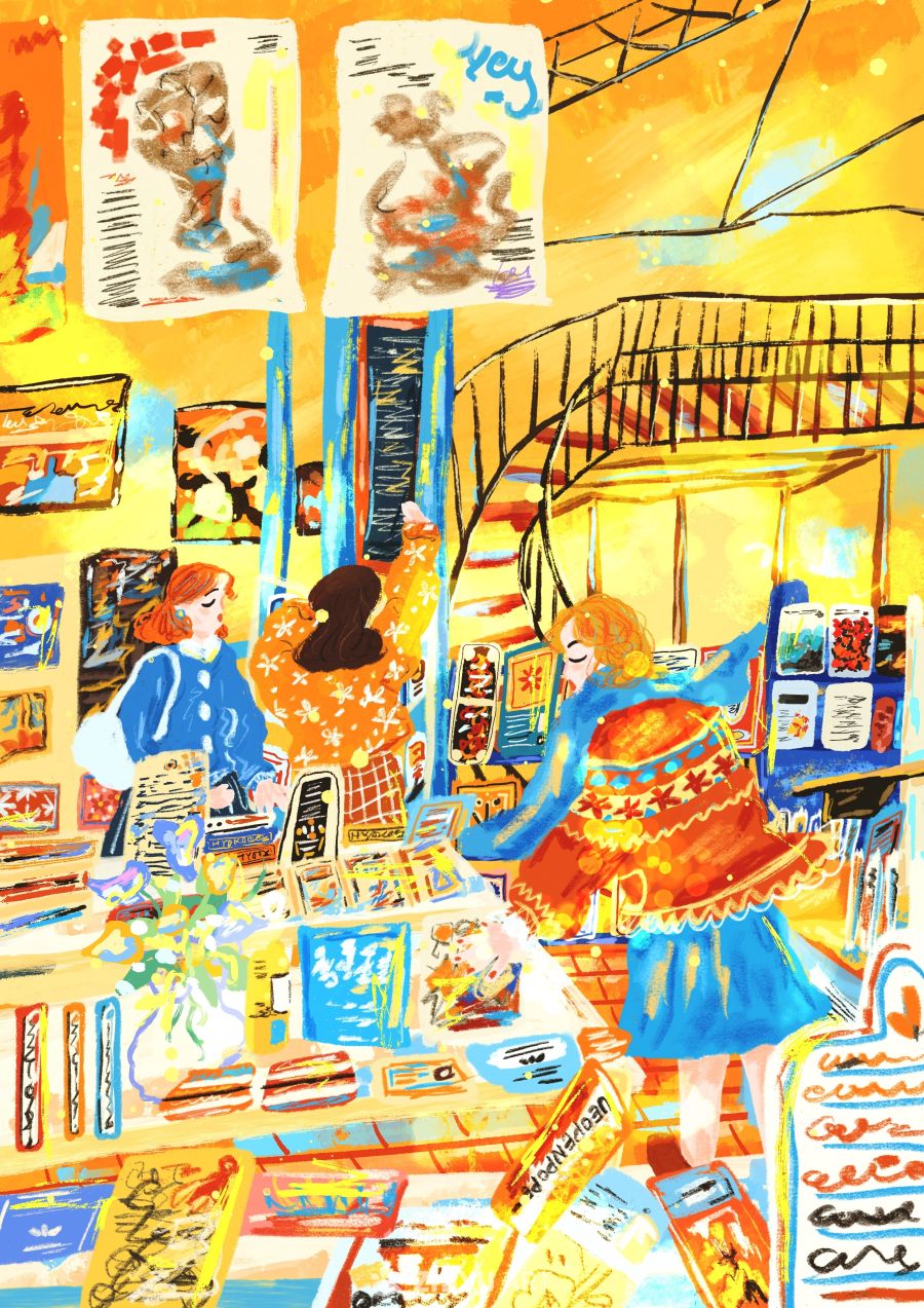 原创治愈插画作品素材四季节气节日自然 93