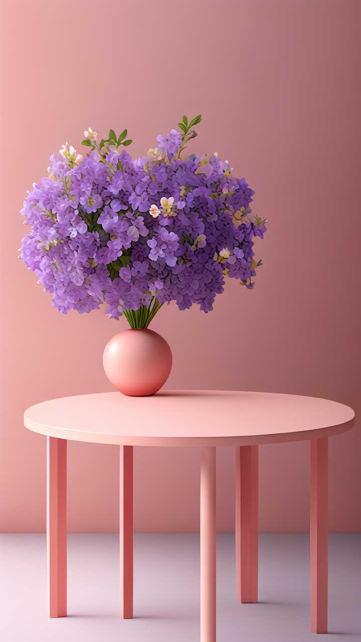 绿植花瓶摆放场景