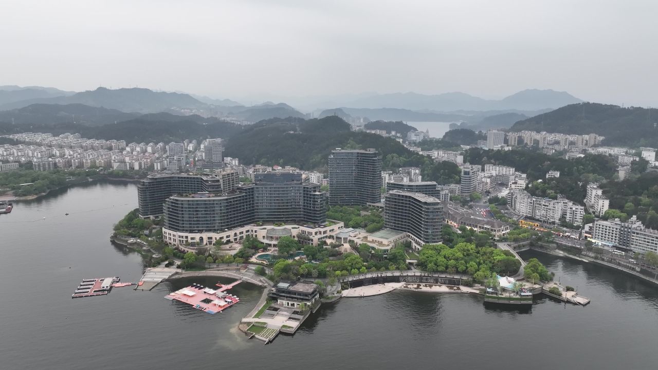 4K航拍浙江千岛湖风景区 23