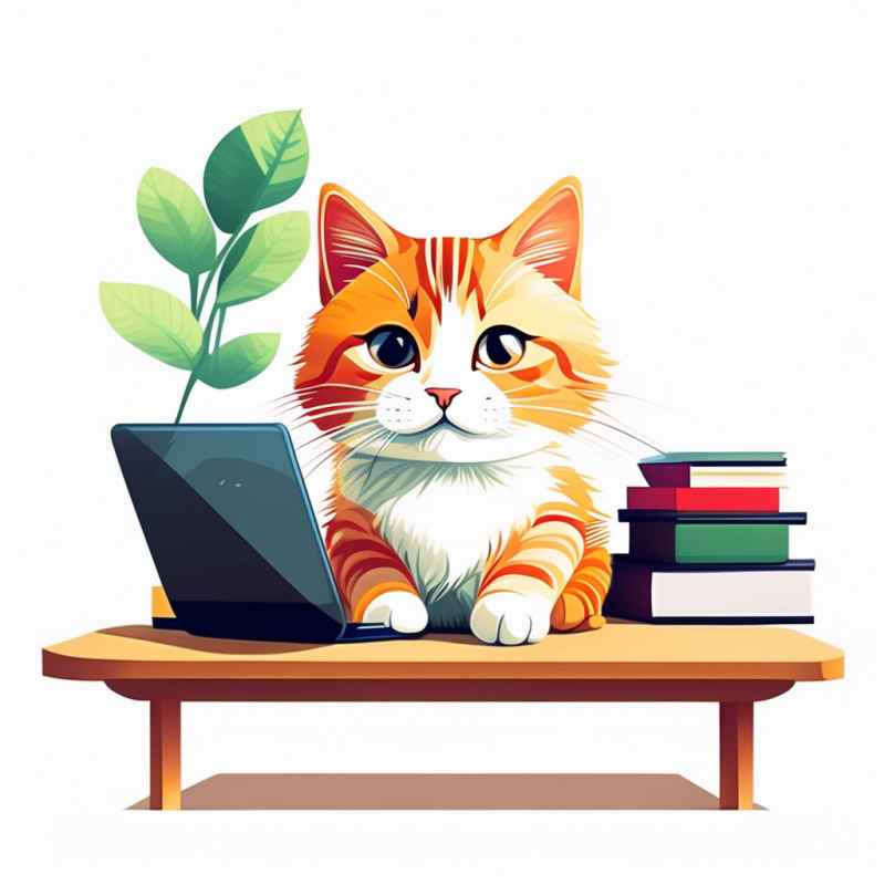 办公室勤劳的猫咪 18