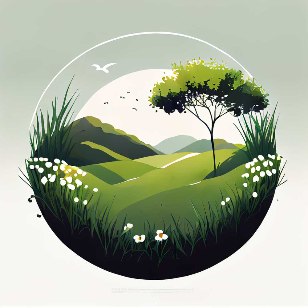 小花小草插画