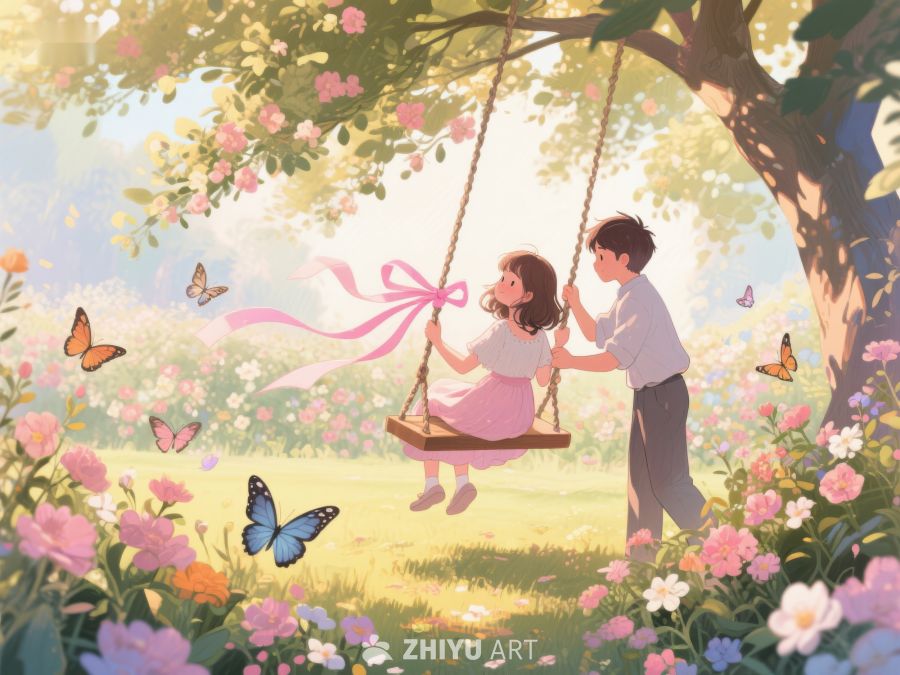 花丛中的秋千时光 327