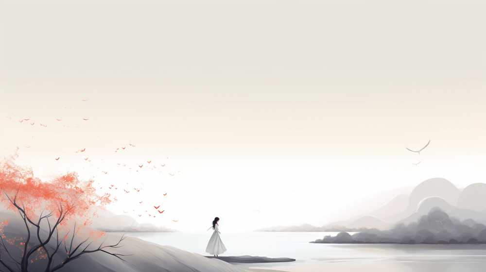 浅白色唯美背景