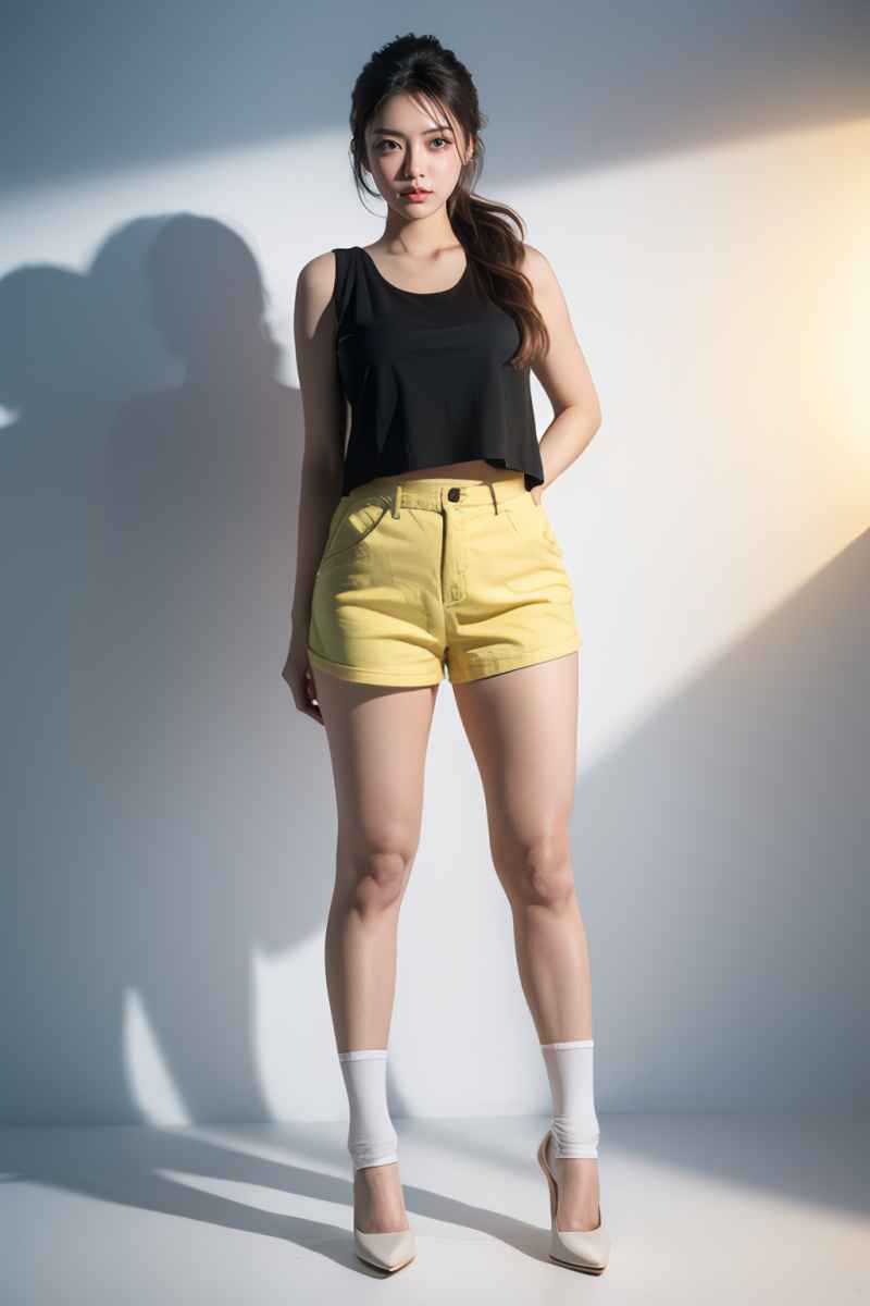 摄影图美女自信特写 24