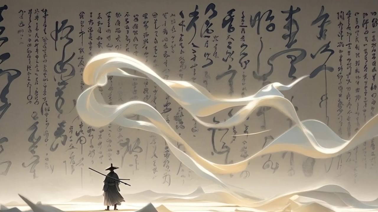 武侠国潮水墨风