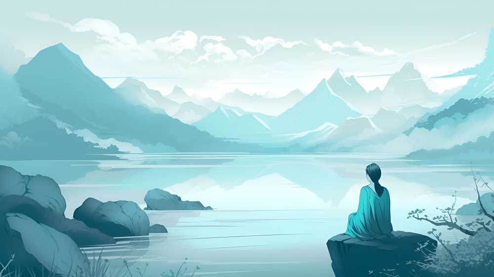 唯美意境山水画22