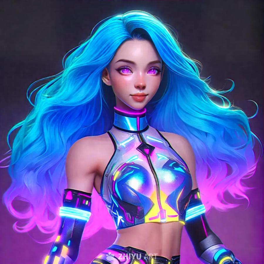 一个身高约5‘2”的女性，身材苗条而敏捷。她有长长