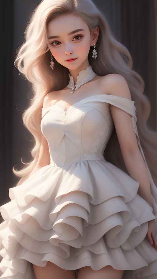美女身材好看穿什么都好看