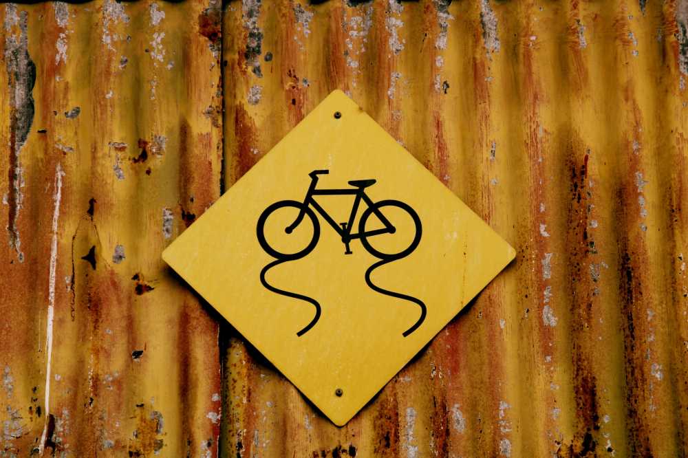 盾注意自行车交通