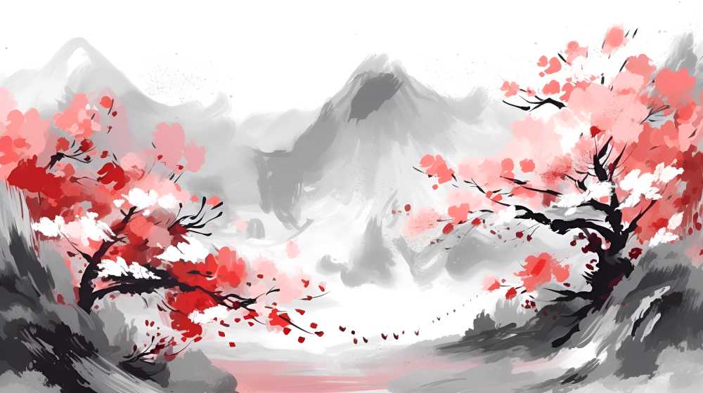 中国风背景图简约