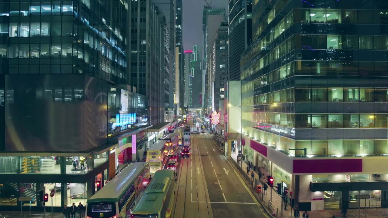 4K香港街景、街头美景 5