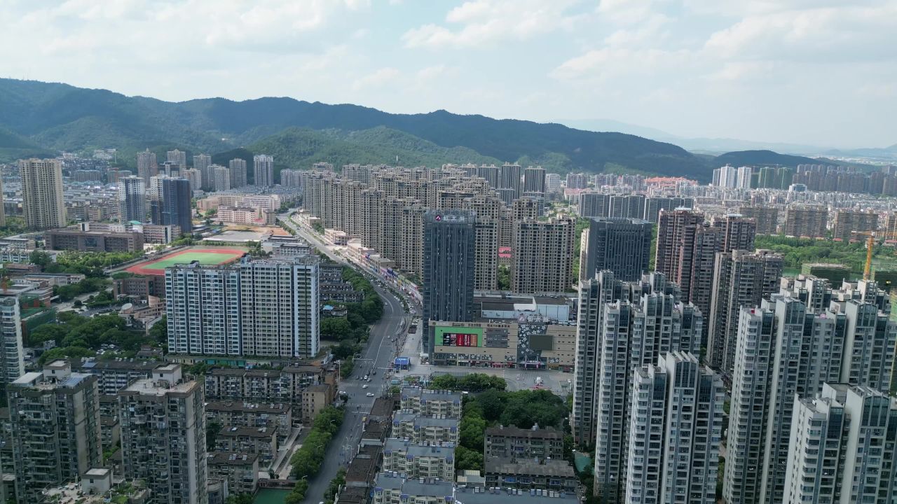 航拍江西新余恒太城