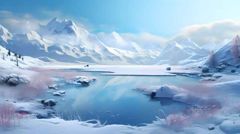 雪山之巅风美景 6