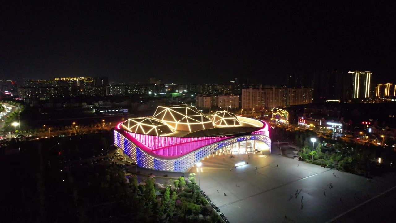 昆明城市风光航拍云南 