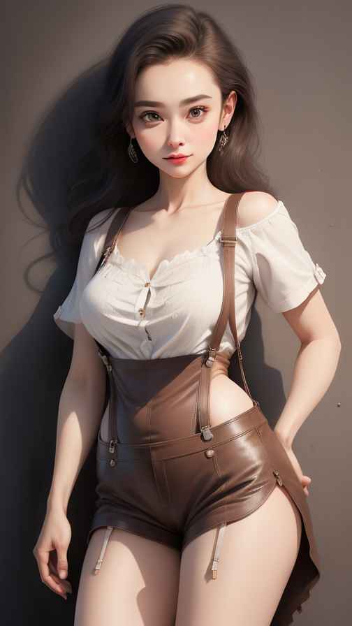 吊带高级美女