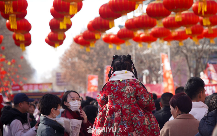 兰州黄河市集春节氛围浓厚 11