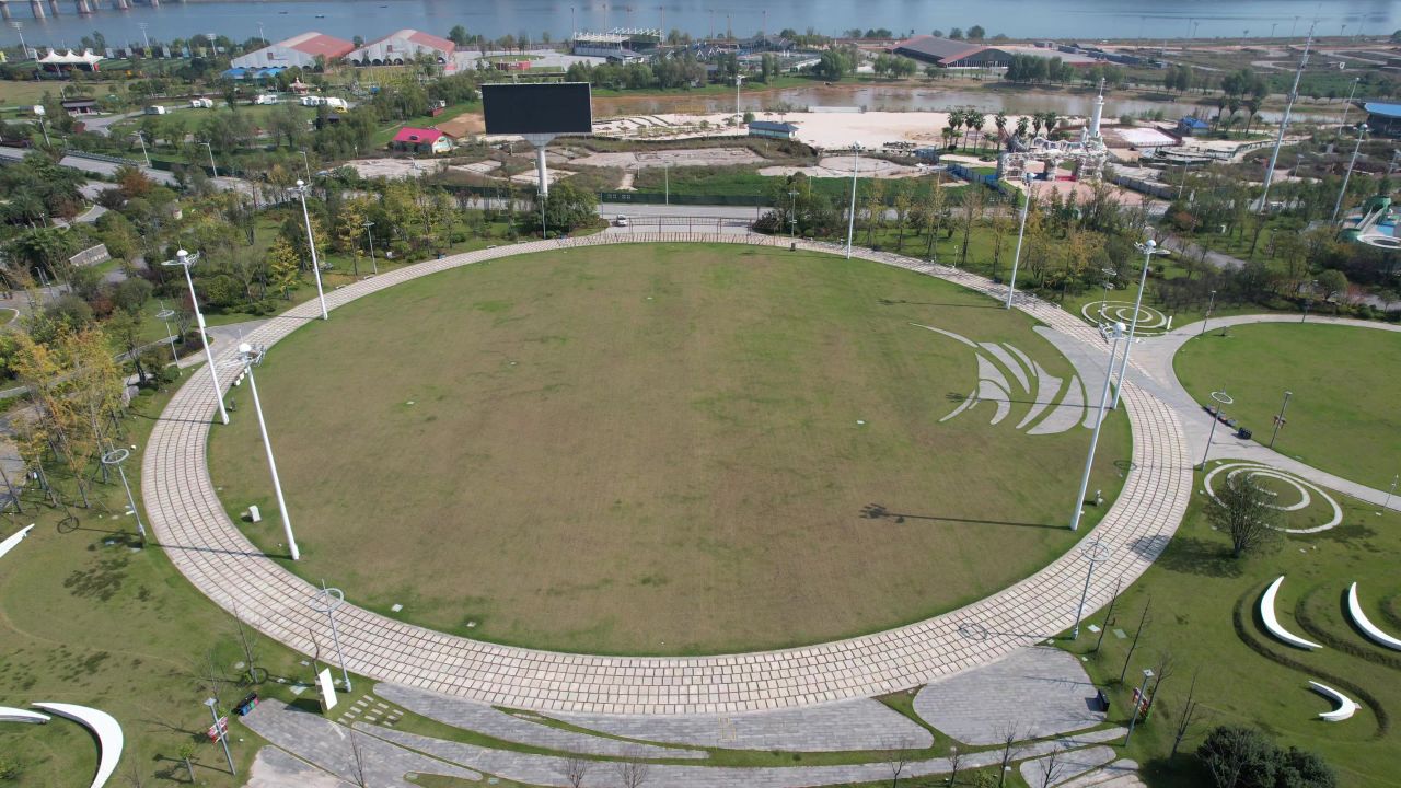 湖南长沙城市风光地标建筑航拍 