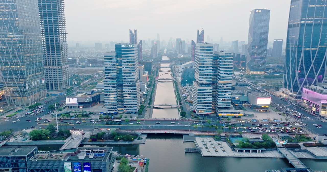 宁波城市建筑风光航拍 24