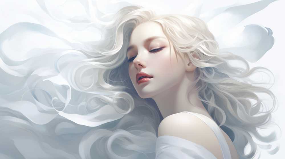 浅白色唯美意境背景图99