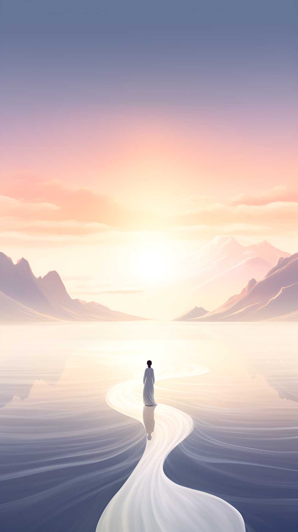 唯美浅白色背景图