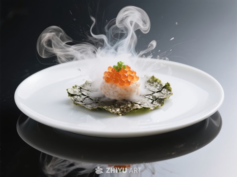 烟雾缭绕的精致料理 1313