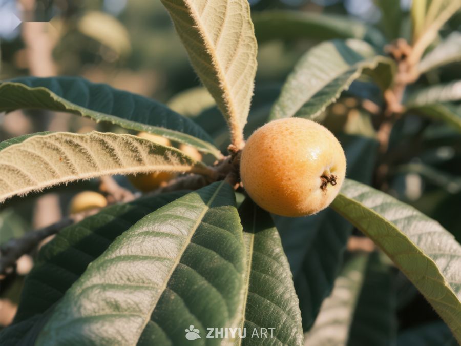 枝头成熟的枇杷果实 773