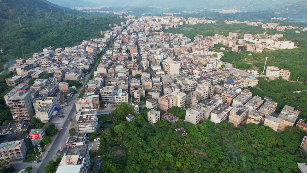 航拍福建新农村景观 2