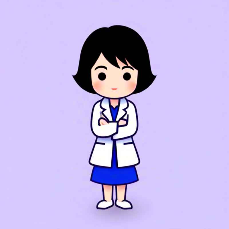 穿着一条蓝色的裙子和白色的外套,她抱着双臂 3