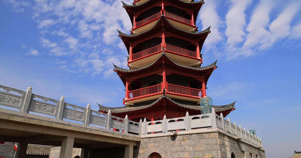 实拍空镜头宝塔