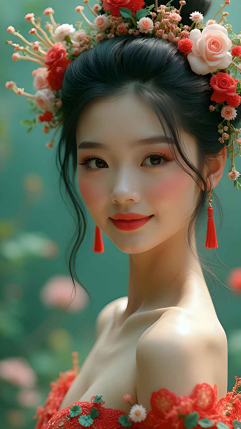 艺术美女新中式主体系列 58