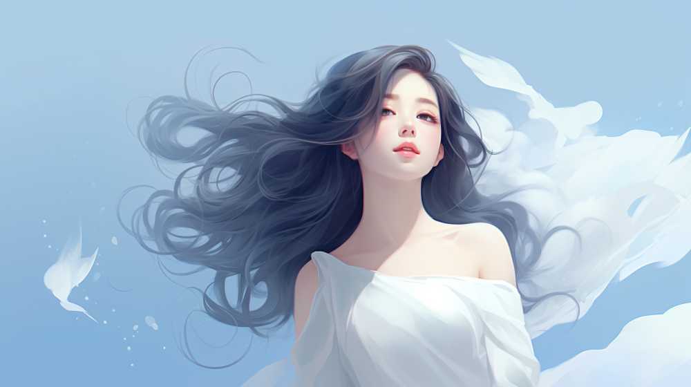 艺术浅白色唯美背景图99