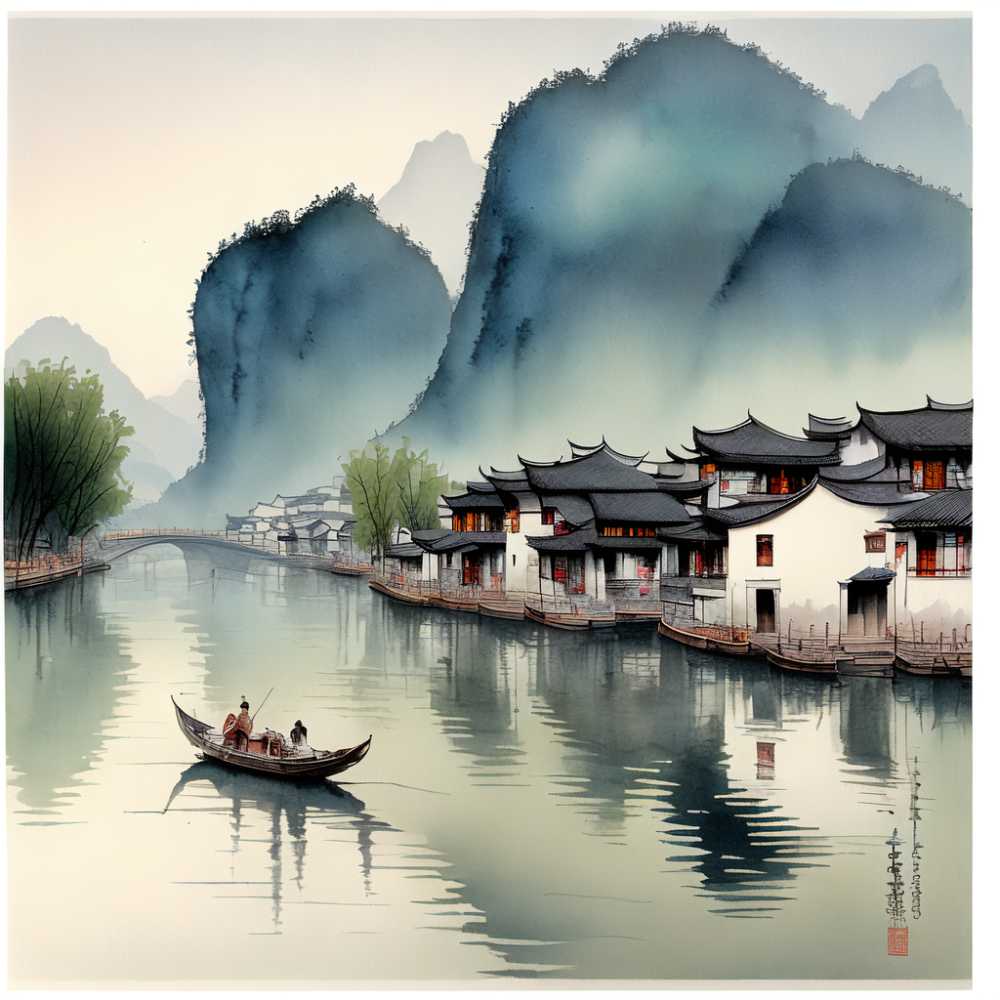 江南风格美景