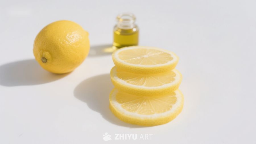 柠檬切片与精油展示 240