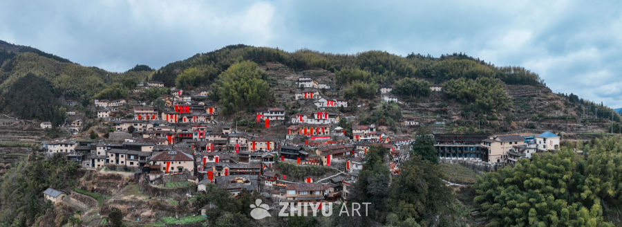 航拍浙江丽水松阳陈家铺村 15