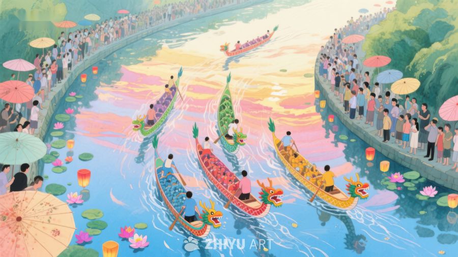 龙舟竞渡，水岸欢庆 276