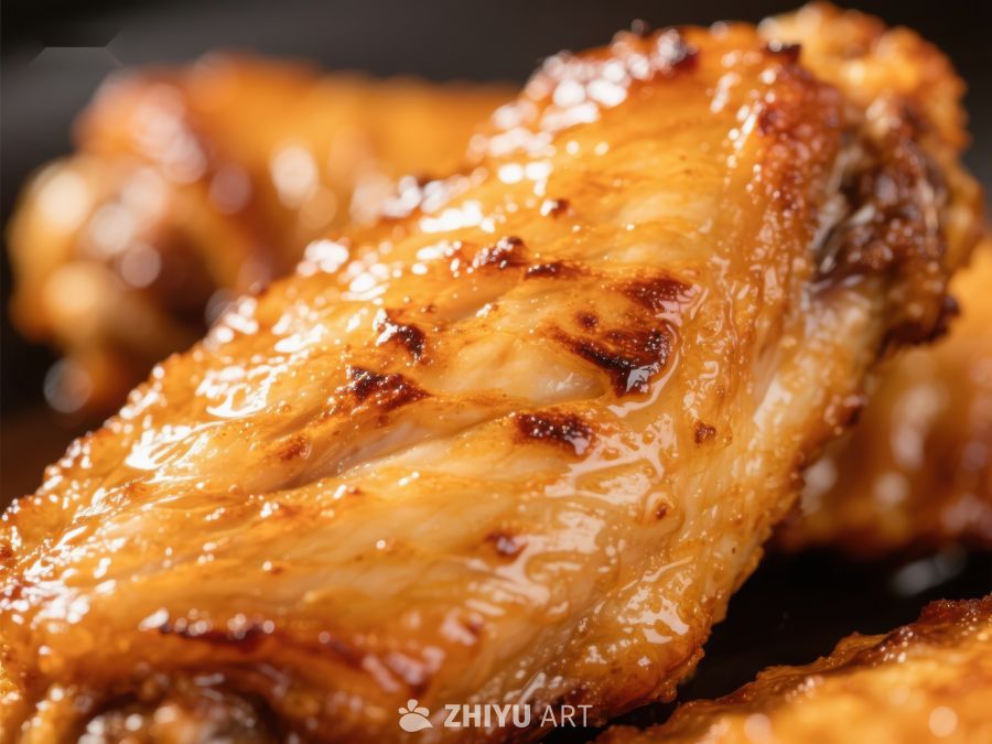 美味烤鸡翅特写 431