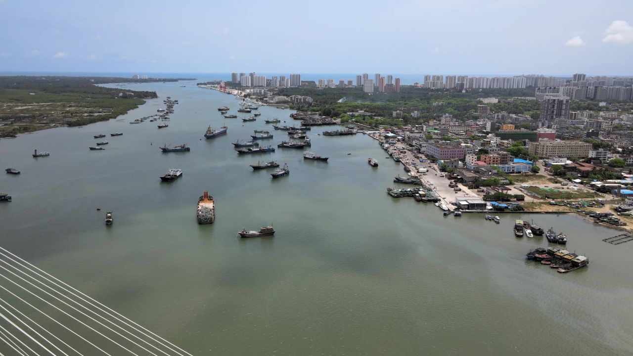 航拍清澜大桥 2