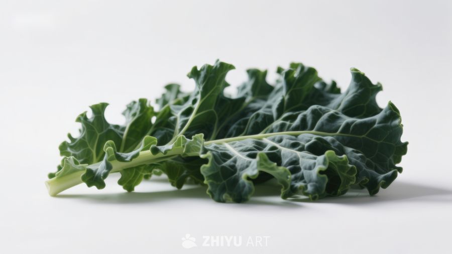 羽衣甘蓝叶片特写