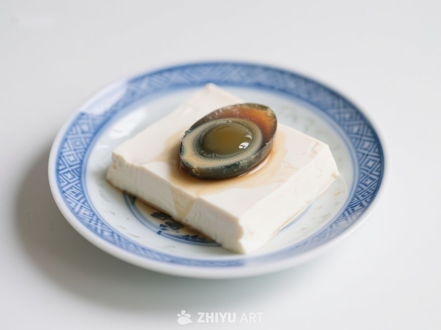 皮蛋豆腐摆盘 1138
