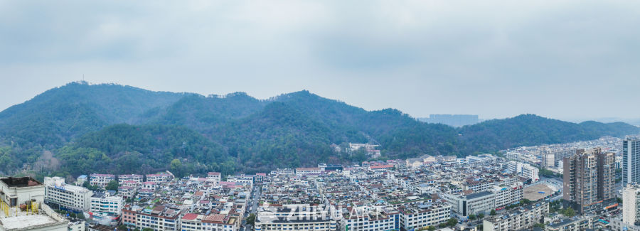 浙江金华武义城区航拍全景 5