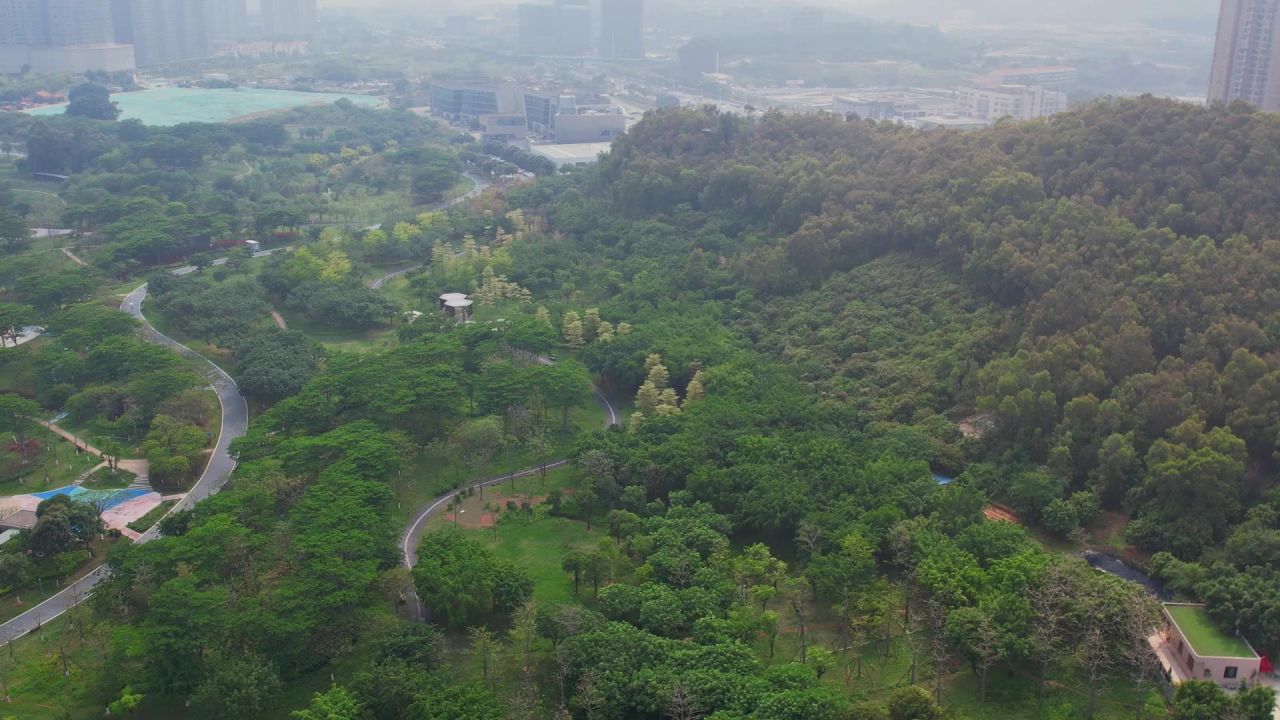 航拍厦门美峰生态公园 2